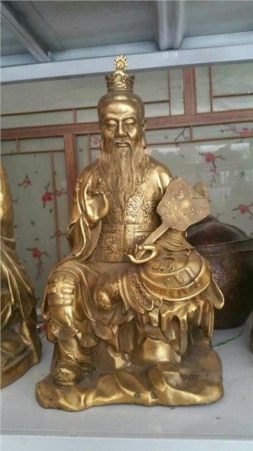 太上老君雕刻，太上老君铜雕，古代人物雕塑，铜雕人物