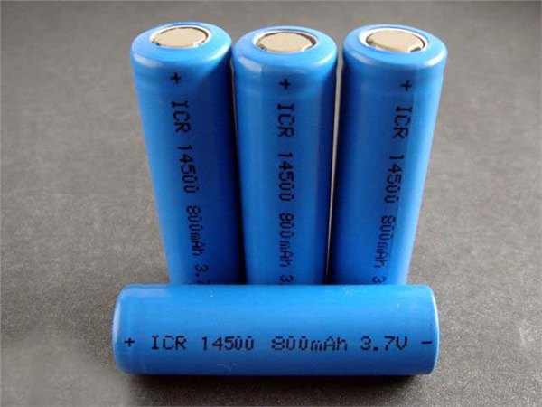 供应国产ICR14500圆柱锂离子3.7V电池