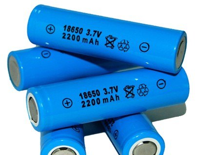 供应国产ICR18650（2200MAH）圆柱锂离子3.7V电池
