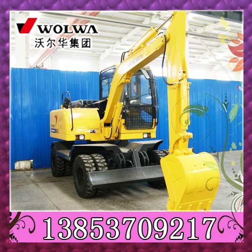 厂家直销DLS865-9A胶轮挖掘机，小型60型胶轮挖机，
