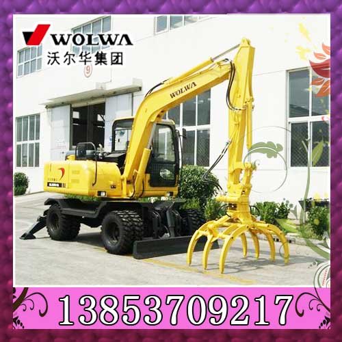 DLS880-9AG 8吨轮式蔗木装卸机 抓甘蔗机