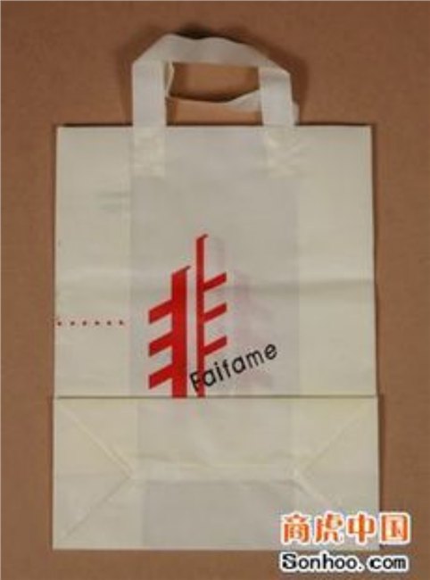 手提市场广告印刷低压HDPE塑料服装批发定做手提袋