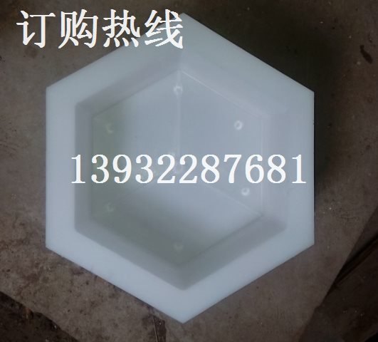 六角实心预制块护坡塑料模具