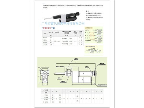 R-2440A空气返回型液压阻尼器