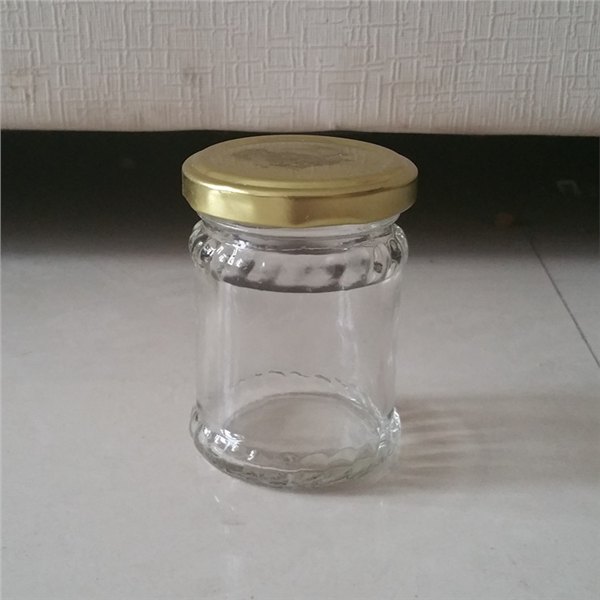 供应 100ml花边酱菜瓶 果酱玻璃瓶
