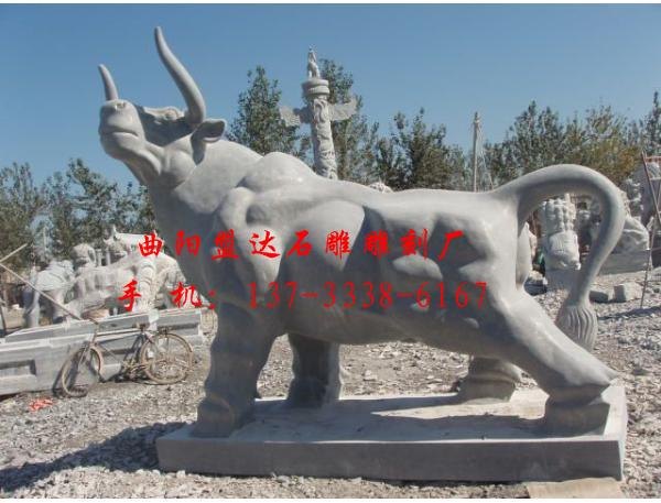 牛雕刻-牛雕刻价格-盟达石雕雕刻厂
