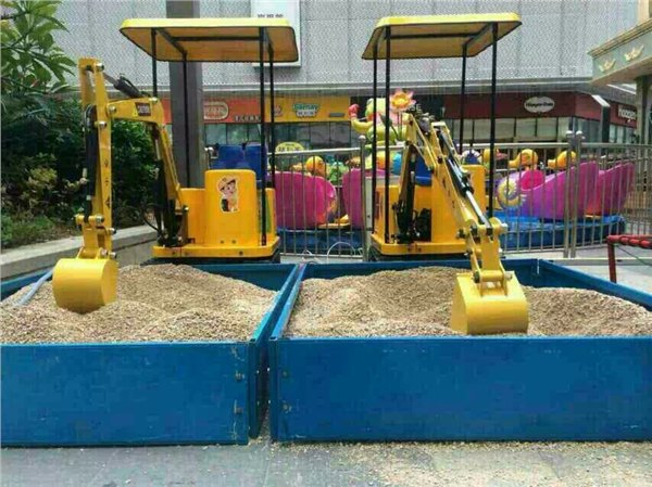 供应山东济宁铎松牌儿童游乐挖掘机厂家直销价格实惠