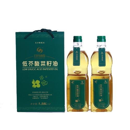 供应1.58L低芥酸菜籽油食用油（礼品装）