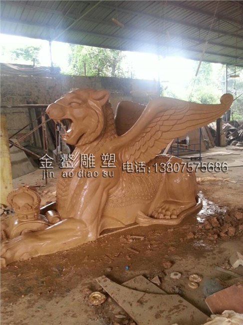 海南人体雕塑|国内价格最划算的文昌滨海酒店飞狮泥