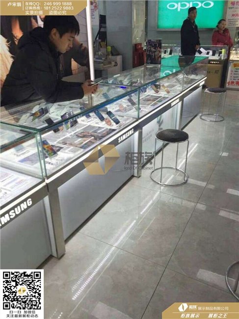 最新款三星手机柜台 体验台 配件柜订做批发