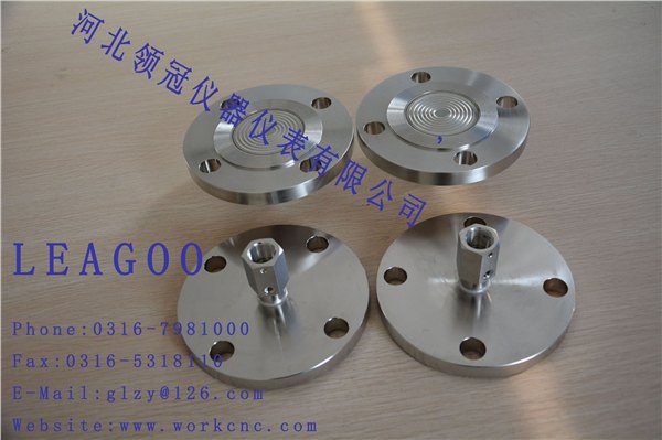 领冠仪器仪表提供品牌好的压力表F2F法兰隔膜，表