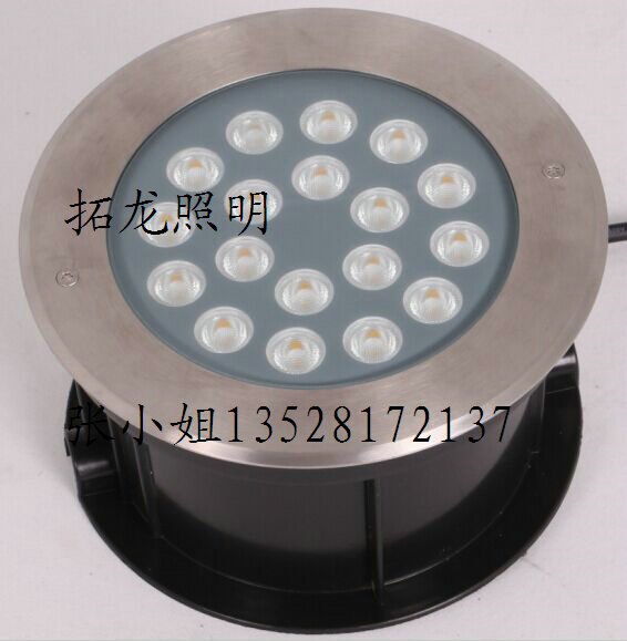大功率可调角度地埋灯 LED偏光埋地灯 易安装地面灯