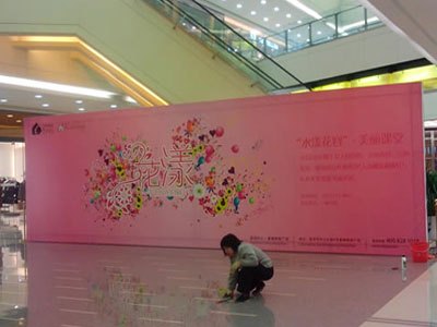 上海优惠的背景架哪里买——徐汇区背景架搭建