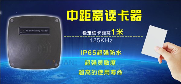 id中距离读卡器停车场票箱读头id卡超远距离RFIDwg26读卡器