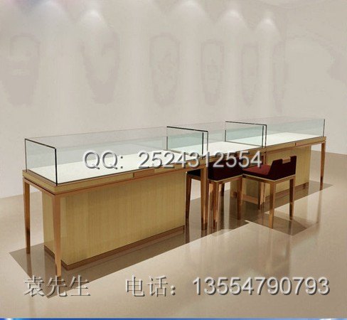 供应珠宝展柜订做，珠宝展示柜制作厂家，深圳珠宝展示柜常规尺寸