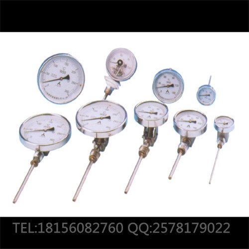 WSS-215双金属温度计0-150℃L=250