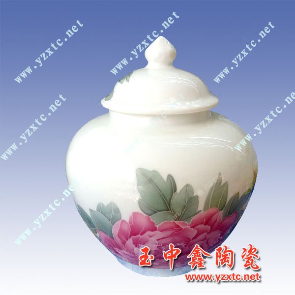手绘茶叶罐定做 茶叶罐 图片