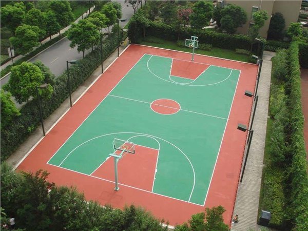 上海塑胶跑道塑胶篮球场幼儿园塑胶彩色地坪厂家施工