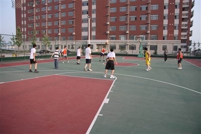 吴江塑胶跑道塑胶篮球场幼儿园塑胶彩色地坪铺设