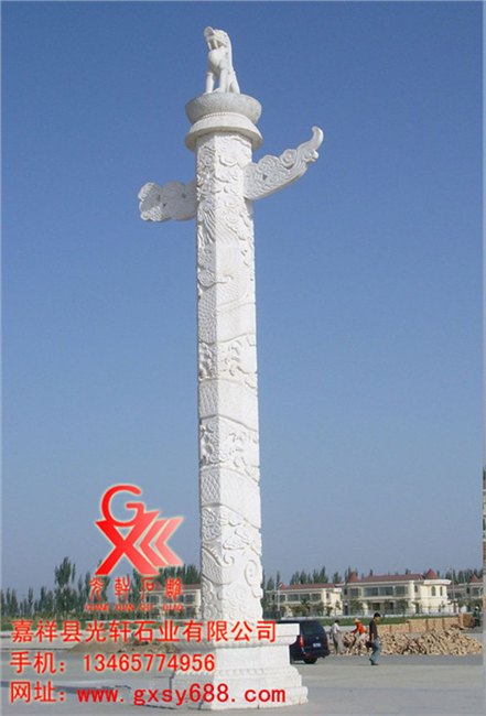 石雕华表雕刻