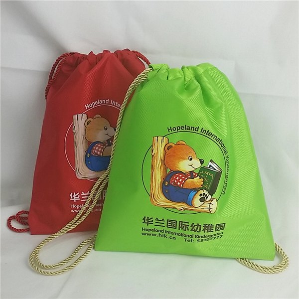 天津幼儿培训学校学生背包书包定制帆布儿童背包定做生产出口厂家