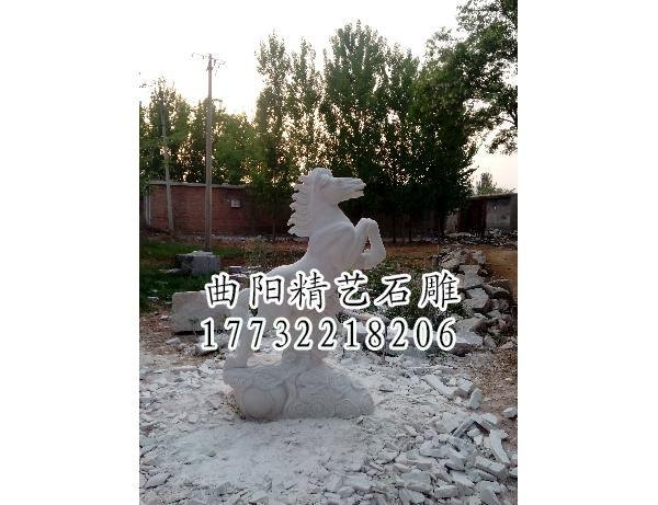 石雕马图片-精艺石雕厂 