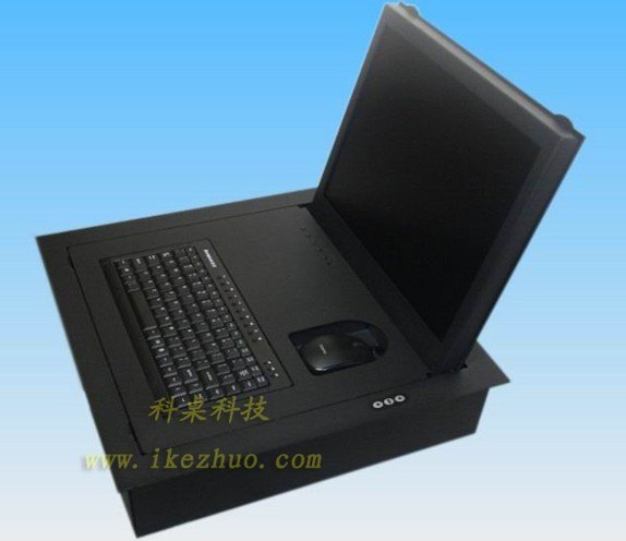 液晶屏翻转器 17寸翻转器 会议桌液晶屏翻转器