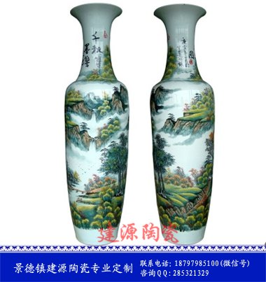 景德镇陶瓷大花瓶