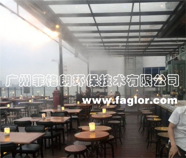户外餐厅生态餐厅喷雾降温/户外酒吧广场喷雾降温