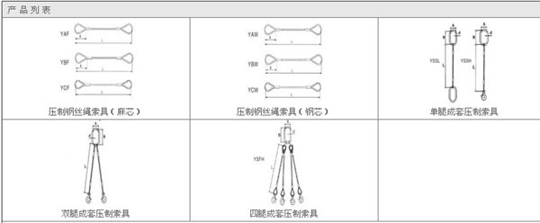 压制钢丝绳索具厂家 钢丝绳索具加工制作