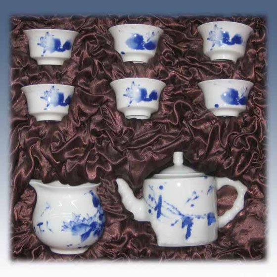 茶具定制  陶瓷茶具工厂  陶瓷茶具整套价格/图片