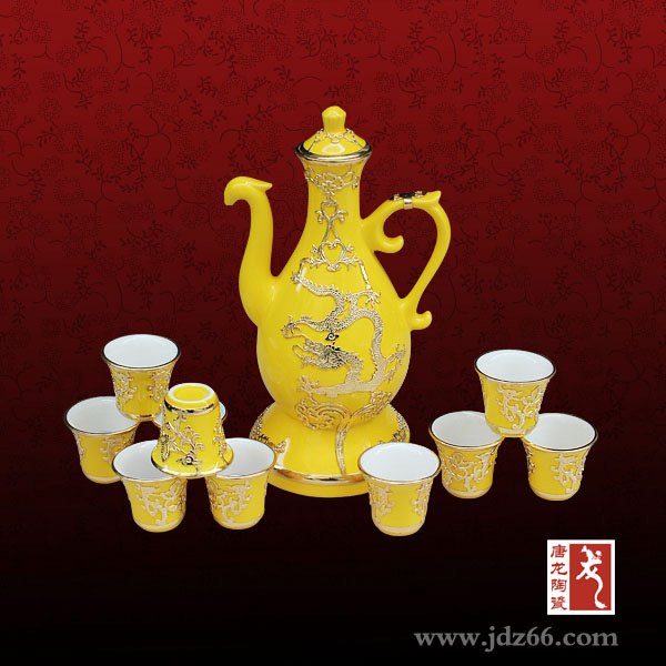 陶瓷酒具礼品，酒具11头精品配套