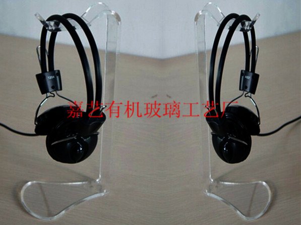 亚克力透明耳机架嘉艺有机玻璃工艺制品厂