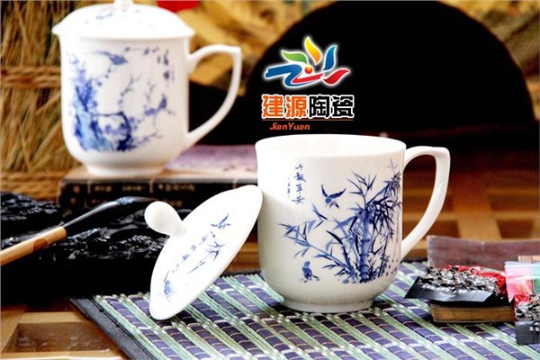 定做陶瓷茶杯厂家 景德镇陶瓷茶杯价格