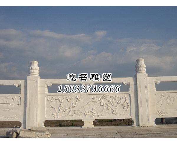 汉白玉栏杆价格-汉白玉石狮子批发-动物雕刻-曲阳屹召雕塑