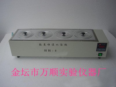 HH-S11-4恒温水浴锅 单列 4孔 数电热恒温水浴锅厂家