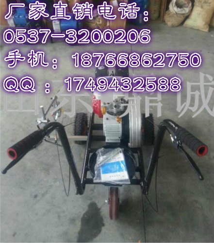 厂家促销高压隔膜泵型冷漆划线机 手推式停车场斑马线冷喷划线车