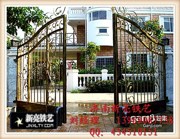 济南教堂铁艺大门 山东教堂铁艺大门 定做订做定制