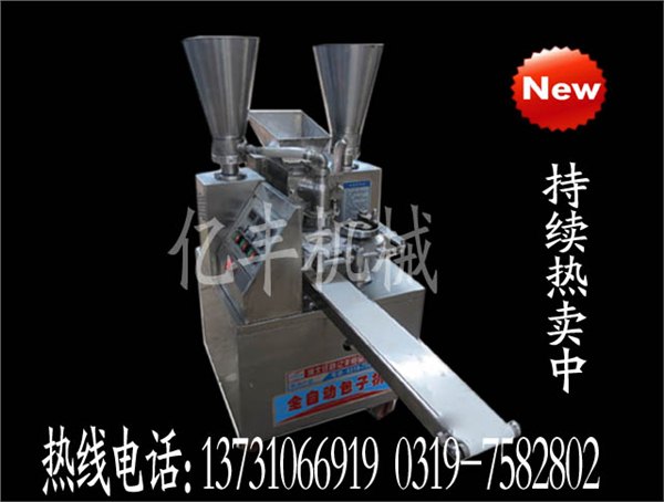 最新100型双馅斗包子机 河北亿丰