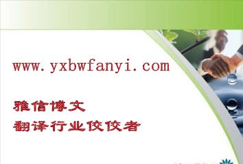 保定招标书投标书翻译