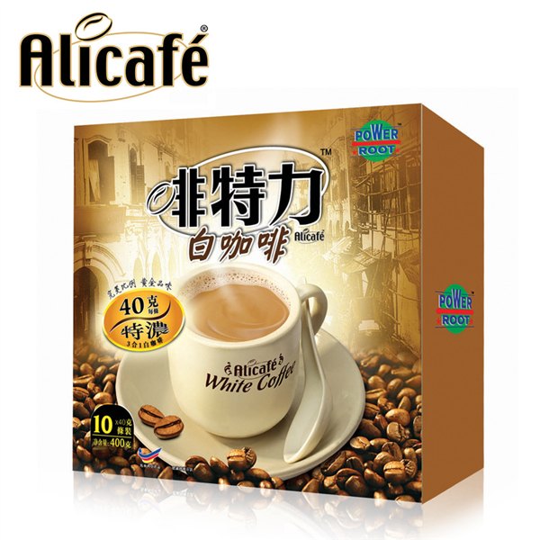 马来西亚啡特力3合1特浓白咖啡 固体饮料400g