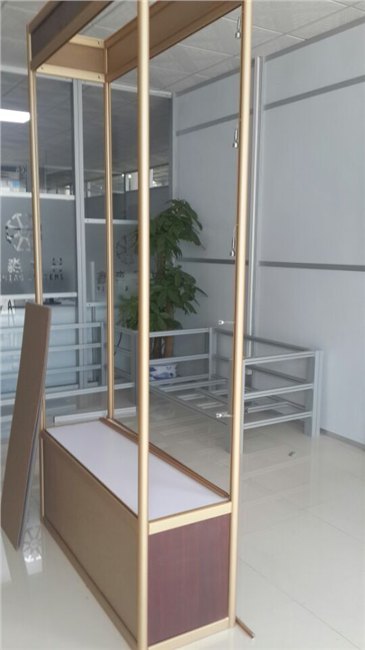 精品钛合金展柜，饰品陈列柜,铝合金展架,精品展示柜手