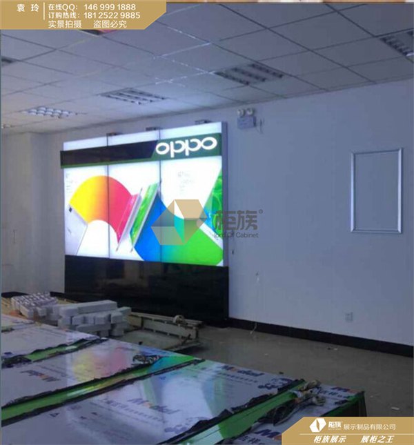 OPPO手机店形象背景墙定做厂家