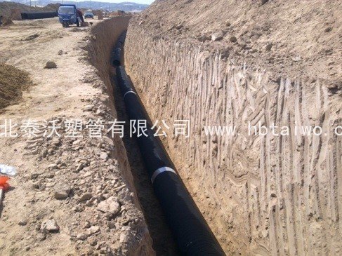 山西陕西现货供应聚乙烯塑钢缠绕排水管 厂家 报价