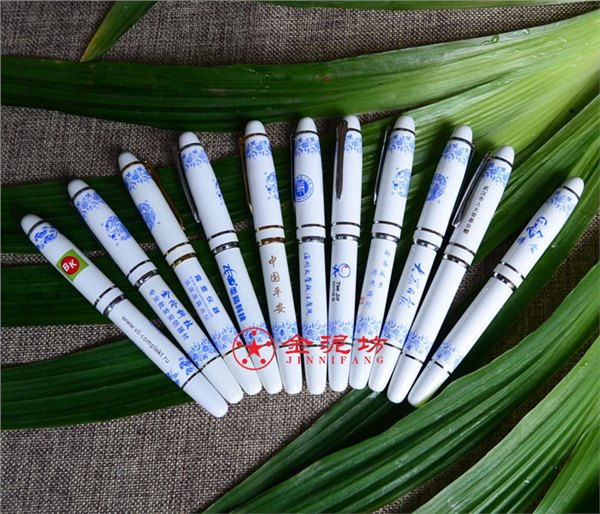 男女生日礼物青花瓷钢笔烤漆签字笔套装正品