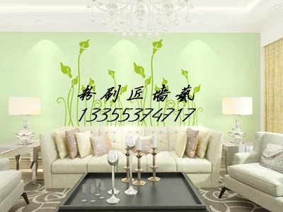 简约客厅背景墙 现代沙发背景墙液体壁纸硅藻泥印花