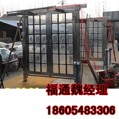 正反透视无压风门