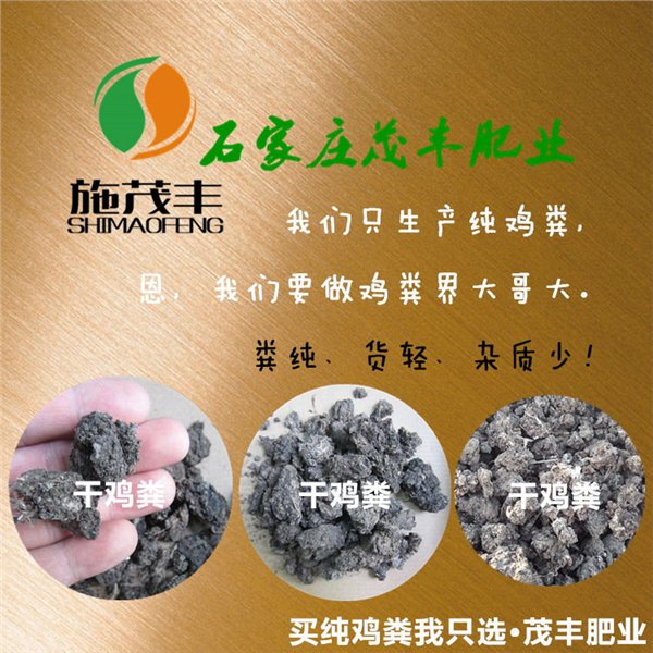 今年干鸡粪的价格情况  茂丰肥业