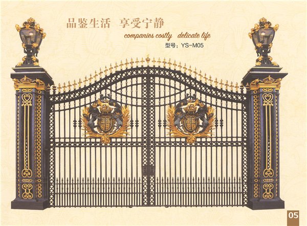 铝艺庭院大门，铝大门