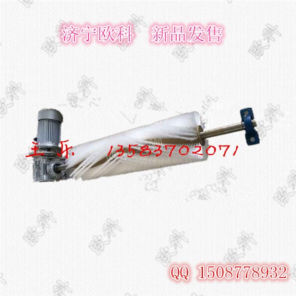电动滚刷清扫器  输送带机械滚刷清扫器